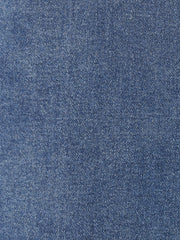 Casual Denim High Waist Split Hem Pencil Jean Midi Skirt