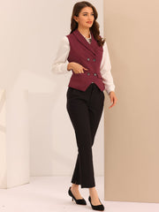 Waistcoat Lapel Collar Dressy Versatile Racerback Suit Vest
