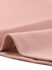 Bow One Shoulder Sleeveless Pockets A-Line Midi Dress