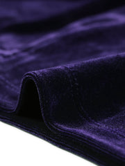 Cocktail Party Open Front Cardigan Long Sleeve Cropped Velvet Shrug