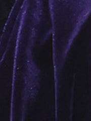 Cocktail Party Open Front Cardigan Long Sleeve Cropped Velvet Shrug