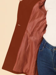 Classic Stand Collar Long Sleeve Winter Belted Coat