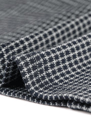 Plaid Sleeveless Fit and Flare Houndstooth Work Dress