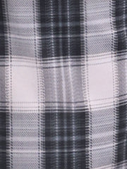 Plaid Cropped Trousers Button Casual Tartan Check Work Pants