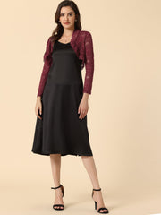 Elegant Sheer Floral Lace Cropped Bolero Shrugs