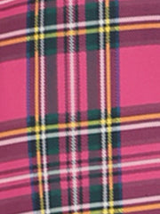 Plaid Zipper Front Party Strap Sleeveless Tube Mini A-Line Dress
