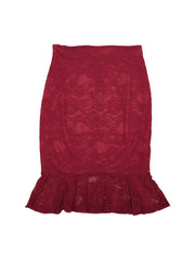 Women's Elegant Vintage Mermaid Fishtail Lace Skirt Stretch Office Bodycon Pencil Skirt