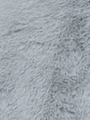 Autumn Winter Cropped Jacket Notch Lapel Faux Fur Fluffy Coat