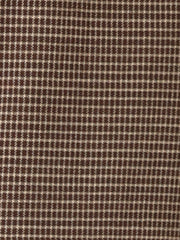 Work Office 3/4 Sleeve Boat Neck Houndstooth Printed Top Blouse
