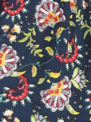 Boho Casual Bohemian Floral Printed Elastic Waist Maxi Skirt
