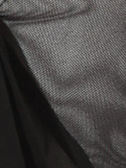 Ruffle Mesh Shrug Long Sleeves Self Tie Bolero Jacket