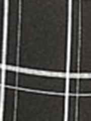 Plaid Elastic Waist Casual Work Office Long Pants