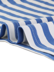 3/4 Sleeve Round Neck Casual Striped T-Shirt