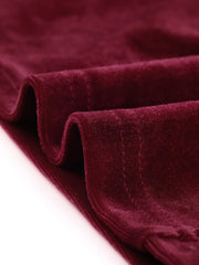 Velvet Long Sleeve Open Front Cropped Bolero Shrugs