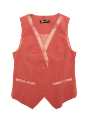 Retro Velvet Waistcoat V Neck Sleeveless Racerback Steampunk Vest