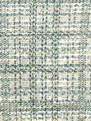 Elegant Square Neck 3/4 Sleeve Plaid Tweed Sheath Dress