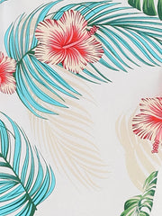 Floral Off Shoulder Midi Beach Summer Vacation Dress