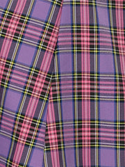 Plaid Overall Tartan Pinafore Suspender Midi Skirt
