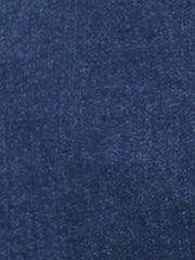 Lapel Collar Long Sleeve One Button Denim Blazer Jean Jacket