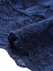 Sheer Floral Elegant 3/4 Sleeve Lace Shrug