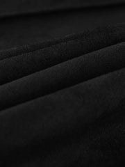 Womens' Velvet Elastic Waist Side Zipper Narrow Leg Skinny Casual Pants