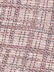 Tweed Sleeveless Elegant Plaid Midi Fishtail Dress