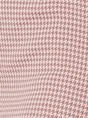 Houndstooth V Neck Long Sleeve Elegant Sheath Dresses