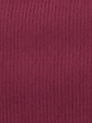 High Waist Elastic Back A-Line Belted Corduroy Pockets Midi Skirt