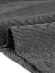 High Waist Button Front Belted Corduroy A-Line Midi Skirt
