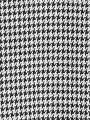 Plaid Sleeveless Fit and Flare Houndstooth Work Dress