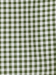 Summer Gingham Tops Square Neck Ruffle Cap Sleeve Blouse