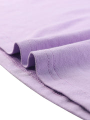 Casual Boat Neck 3/4 Sleeve Solid Basic T-shirt