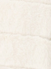 Fluffy Vest Jacket Stand Collar Sleeveless Faux Fur Coat