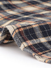 Cotton Classic Button Down Plaid Short Sleeve Shirt
