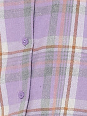 Classic Plaid Button Down Short Sleeve Shirt