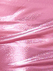 Metallic Cropped Top One Shoulder Party Blouse