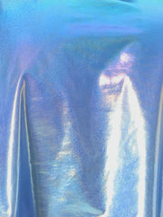 Sleeveless Metallic A-Line Club Party Holographic Mini Dress