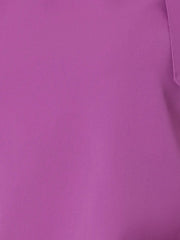 Bow Tie Neck Elegant Office Short Sleeve Blouse