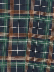 Plaid Notched Lapel One Button Houndstooth Blazer Jacket