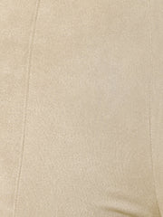 Faux Suede Wide Leg Casual Business Flared Bell Pants