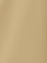 Office Keyhole Pleated Front Ruched 3/4 Sleeve Chiffon Blouse
