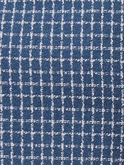 2 Piece Outfits Plaid Tweed Cropped Blazer Jacket & Mini Skirt Suit Set