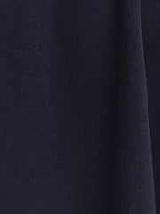 Office V Neck Work Sleeveless A-line Midi Solid Belted Dress