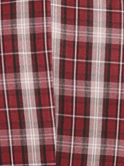 Plaid Waistcoat Notched Lapel Collar Single Breasted Vintage Vest
