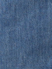 Casual High Waisted Flap Pocket A-Line Long Denim Jean Skirt