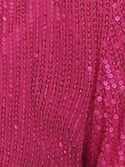 Sequin Open Front Sparkly Bolero Shrug Cropped Jacket
