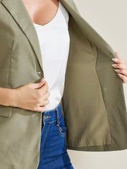 Sleeveless Business Casual Linen Work Office Vest