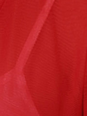Chiffon 3/4 Sleeve Open Front Bolero Mesh Sheer Shrug