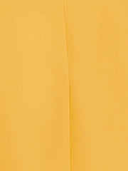 Notched Lapel Long Sleeves Solid Color Open Front Cropped Blazer