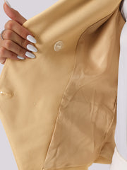 Waistcoat Lapel Collar Dressy Versatile Racerback Suit Vest